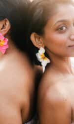 Blooming Haze Earrings - White