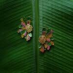 Sculpted Bloom Earrings - Multicolor