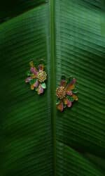 Sculpted Bloom Earrings - Multicolor