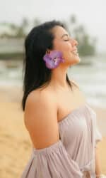 Tropical Butterfly Blooms - Purple