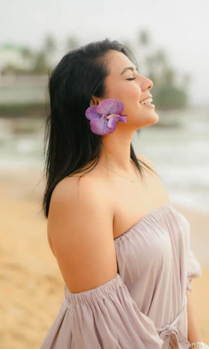Tropical Butterfly Blooms - Purple