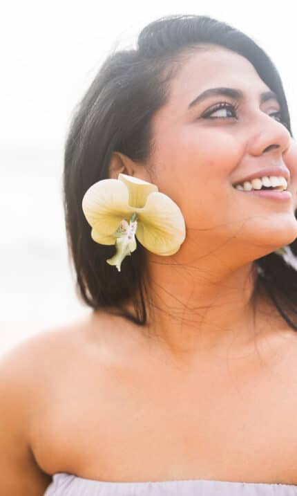 Tropical Butterfly Blooms - Green