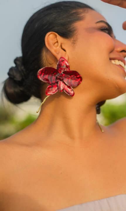 Petal Drama Drops - Deep red