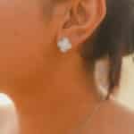 Clover Charm Set – Silver White