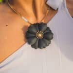 Floral Fantasy Necklace – Black