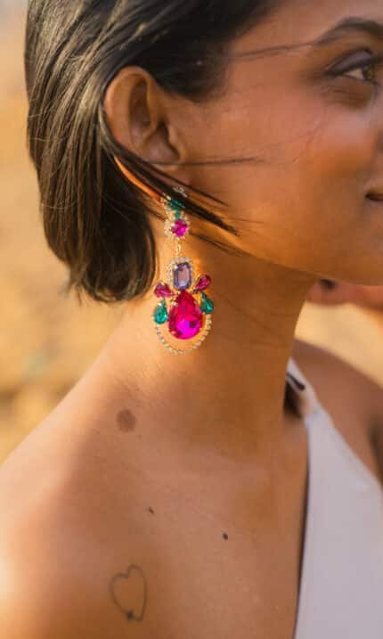 Acrylic Radiance Earrings