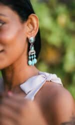 Tribal Charm Earrings – Silver Oxidised