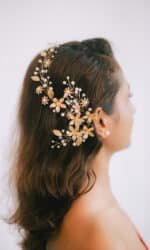 Gilded Bloom Bridal Headband
