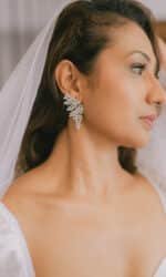 Ethereal Wings Earrings – Silver - Image 2